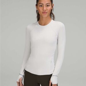 Lululemon White Long Sleeve Top